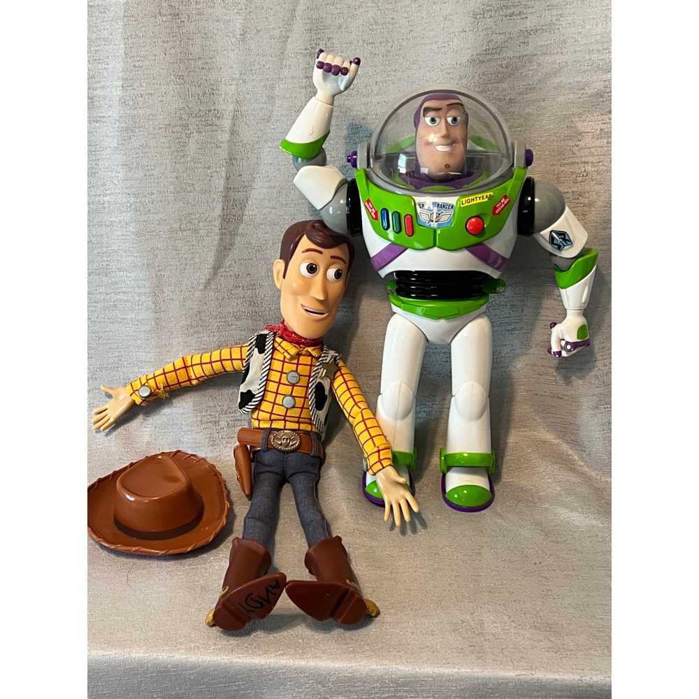 Disney Pixar Toy Story Woody and Buzz Lightyear Karate Chop Talking Toys Work